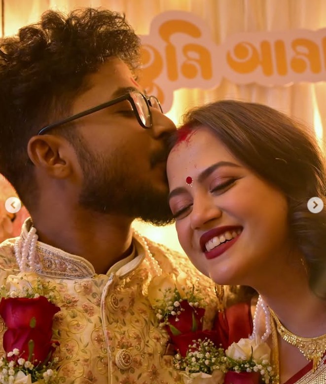 Ahona Dutta and her husband Dipankar Ray