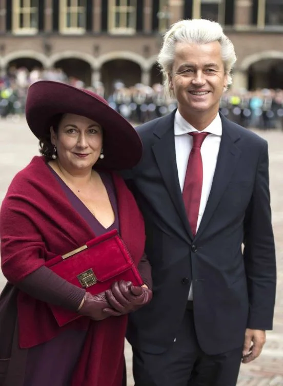 Krisztina Wilders and her husband Geert Wilders