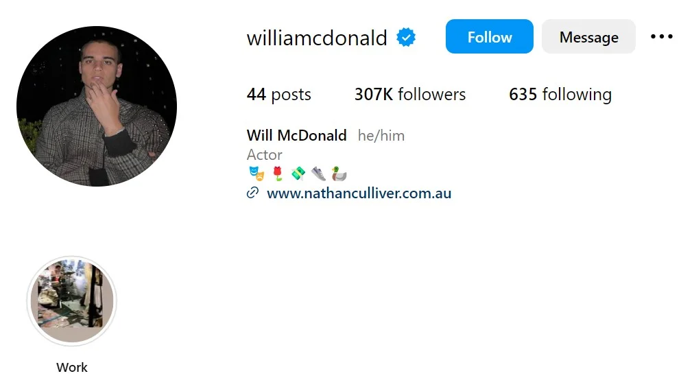 Will McDonald's Instagram